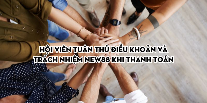 Hội viên tuân thủ điều khoản và trách nhiệm NEW88 khi thanh toán