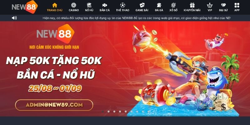 Lưu ý quan trọng khi thực hiện nạp tiền NEW88